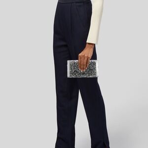 🎄NWT RARE Edie Parker Mini Lara Clutch - Silver Confetti